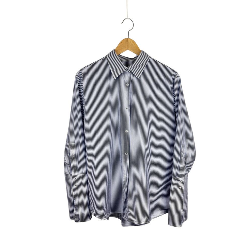 Misha Nonoo Husband Shirt Striped Cotton